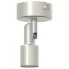 Projecteur de plafond 1 voie ajustable nickel brossé GU10 