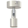 Projecteur de plafond 1 voie ajustable nickel brossé GU10 