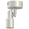 Projecteur de plafond 1 voie ajustable nickel brossé GU10 