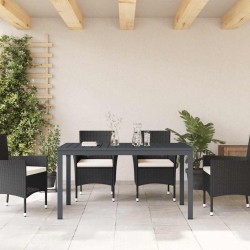 Table de jardin Gris foncé 180 x 80 x 76 cm Aluminium 