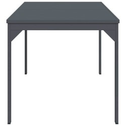 Table de jardin Gris foncé 180 x 80 x 76 cm Aluminium 