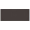 Table de jardin Marron 250x100x73 cm en poly rotin 