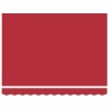 Auvent Rétractable Rouge 300x250 cm Polyester 
