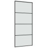Porte coulissante avec kit de quincaillerie 90x205 cm Verre ESG 
