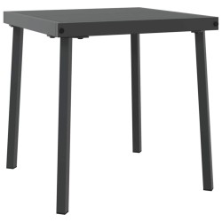Chaises longues 2 pcs avec roues et table Noir Poly Rattan 