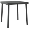Chaises longues 2 pcs avec roues et table Noir Poly Rattan 