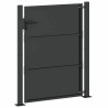 Porte de Jardin Noir 100 x 125 cm Acier peint par poudre 