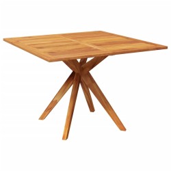 Table de jardin 110x110x75 cm Bois d'acacia solide 