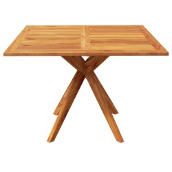 Table de jardin 110x110x75 cm Bois d'acacia solide 