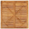 Table de jardin 110x110x75 cm Bois d'acacia solide 