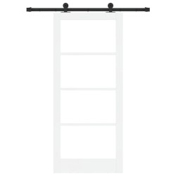 Porte coulissante avec quincaillerie "ORKDAL" Blanche 86x198,5 cm 