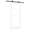 Porte coulissante avec quincaillerie "ORKDAL" Blanche 86x198,5 cm 