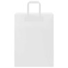 Sacs en papier 50 pcs avec poignées blanc 26x12x35 cm 