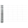 Poteaux de Clôture 22 pcs U-Channel 100 cm Acier Galvanisé 