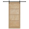 Porte coulissante avec quincaillerie Set 93x211 cm Bois massif Pin 
