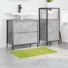 Tapis de bain rectangulaire vert 50x80 cm en polypropylène antidérapant 