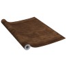 Films autoadhésifs pour portes 2 pcs Chêne foncé 210x90 cm PVC 