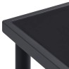 Table à dîner d'extérieur Anthracite 190x90x74 cm Acier 