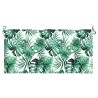 Coussin de banc de jardin avec imprimé feuillage, 100x50x4 cm, en tissu Oxford 