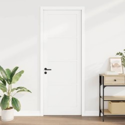 Porte Intérieure "ORKDAL" Blanche 83x232x4 cm en Contreplaqué 