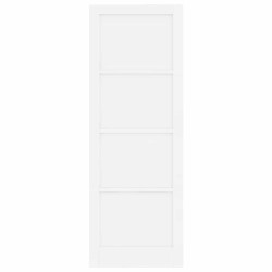 Porte Intérieure "ORKDAL" Blanche 83x232x4 cm en Contreplaqué 