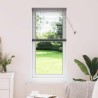 Store de Fenêtre Gris foncé 80 x 130 cm Aluminium 