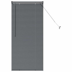 Store de Fenêtre Gris foncé 80 x 130 cm Aluminium 