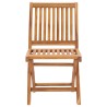 Chaises de jardin lot de 2 et coussins bleu royal Bois de teck 