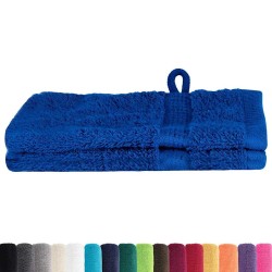 Gants de toilette 2 pcs Bleu 15 x 21 cm Coton 
