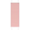 Store plissé rose 50x150 cm largeur du tissu 49,4 cm polyester 