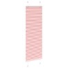 Store plissé rose 50x150 cm largeur du tissu 49,4 cm polyester 