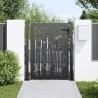 Porte de Jardin Autre Noir 105 x 125 cm Acier peint par poudre 