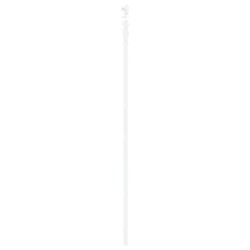 Porte coulissante avec quincaillerie blanche 86x211 cm en bois massif pin 