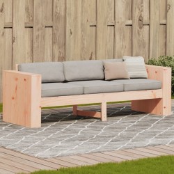 Canapé de jardin 3 places 189x60x62 cm bois massif de douglas 