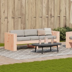 Canapé de jardin 3 places 189x60x62 cm bois massif de douglas 