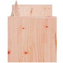 Canapé de jardin 3 places 189x60x62 cm bois massif de douglas 