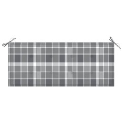 Banc de jardin avec coussin 120 cm Bambou 