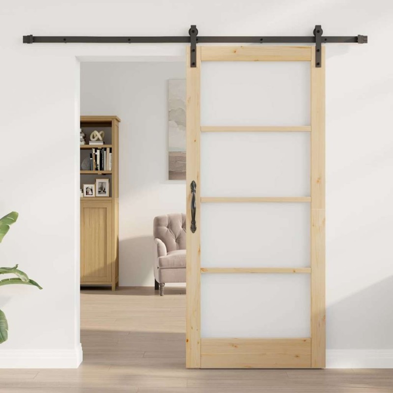 Porte Coulissante avec Kit Quincaillerie 'ORKDAL'86x198,5 cm 