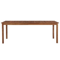 Table de jardin 200x100x74 cm Bois d'acacia massif 