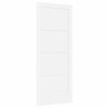 Porte intérieure 'ORKDAL'blanche 86x211x4 cm en pin massif 