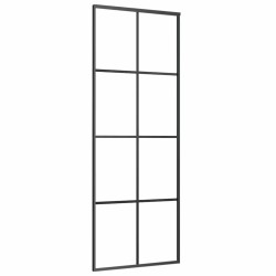 Porte coulissante avec kit de quincaillerie 76x205 cm Verre ESG 