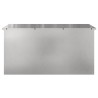 Boîte de Rangement Extérieure Argent 100 x 50.5 x 50 cm 