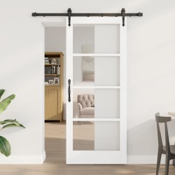 Porte coulissante avec kit matériel 'ORKDAL'blanche 83x202 cm 