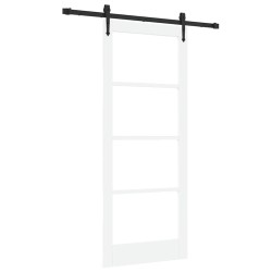 Porte coulissante avec kit matériel 'ORKDAL'blanche 83x202 cm 