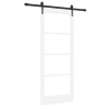 Porte coulissante avec kit matériel 'ORKDAL'blanche 83x202 cm 