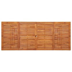 Table à dîner de jardin 220x90x75 cm Bois d'acacia massif 