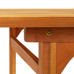 Table à dîner de jardin 220x90x75 cm Bois d'acacia massif 