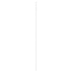 Porte coulissante avec quincaillerie blanche 61x198,5 cm en bois de pin massif 