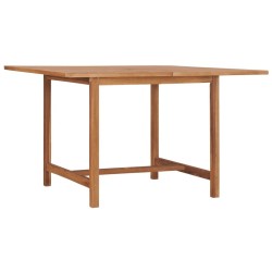 Table à dîner de jardin 110x110x75 cm Bois massif de teck 