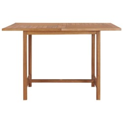 Table à dîner de jardin 110x110x75 cm Bois massif de teck 